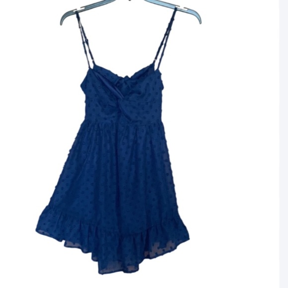 Speechless Dresses & Skirts - Speechless spaghetti strap back tie navy blue dress M jr